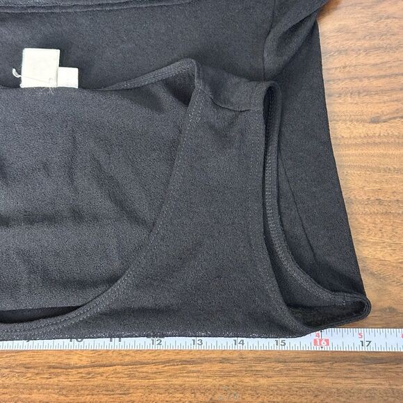 Max Studio Womens Fairy Grunge Y2K Sheer Mesh Top Size S Black Edgy Rocker Punk - Picture 9 of 10